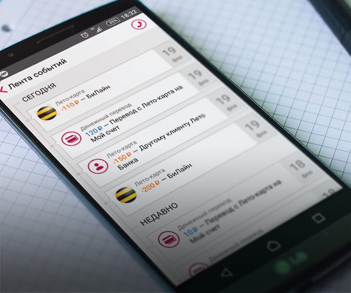 Mobile banking for LETO bank